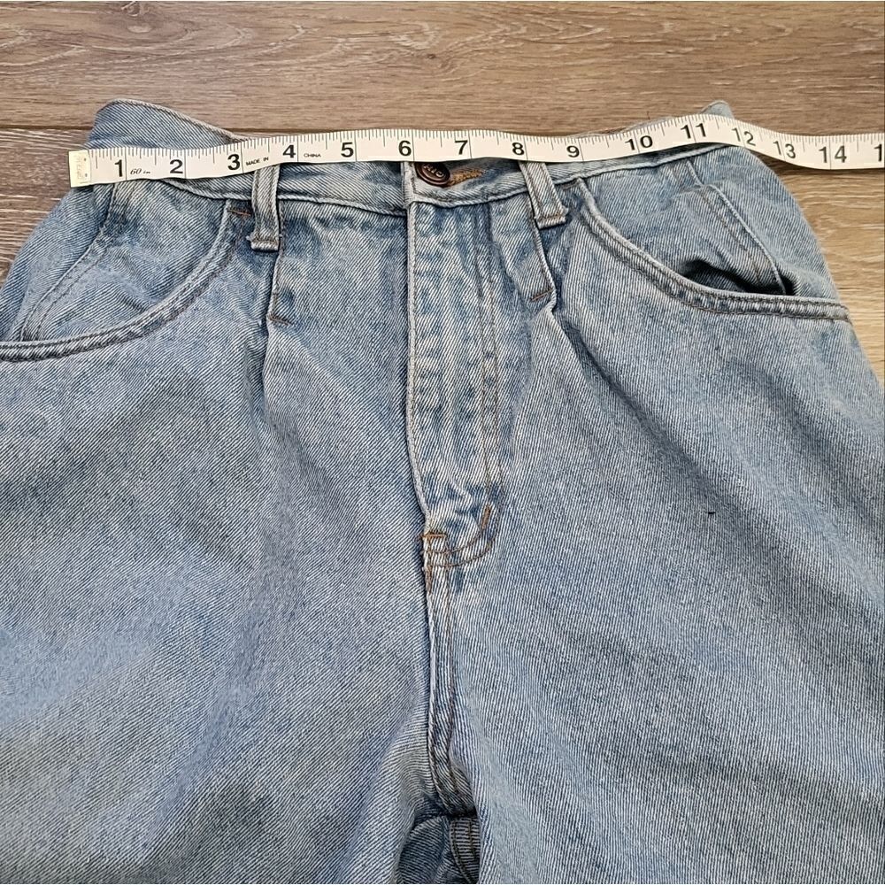 Vintage 100% cotton RIO Jeans size xs light blue mom jean - Picture 8 of 13